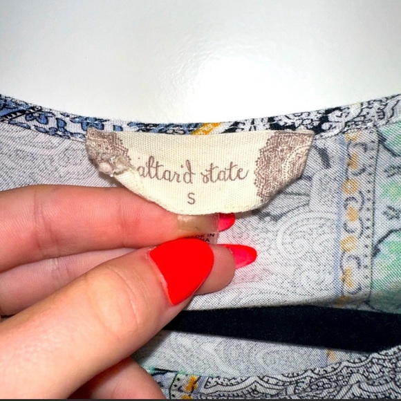 Altar’d state matching set, boho, shorts and top, size small - Picture 6 of 7